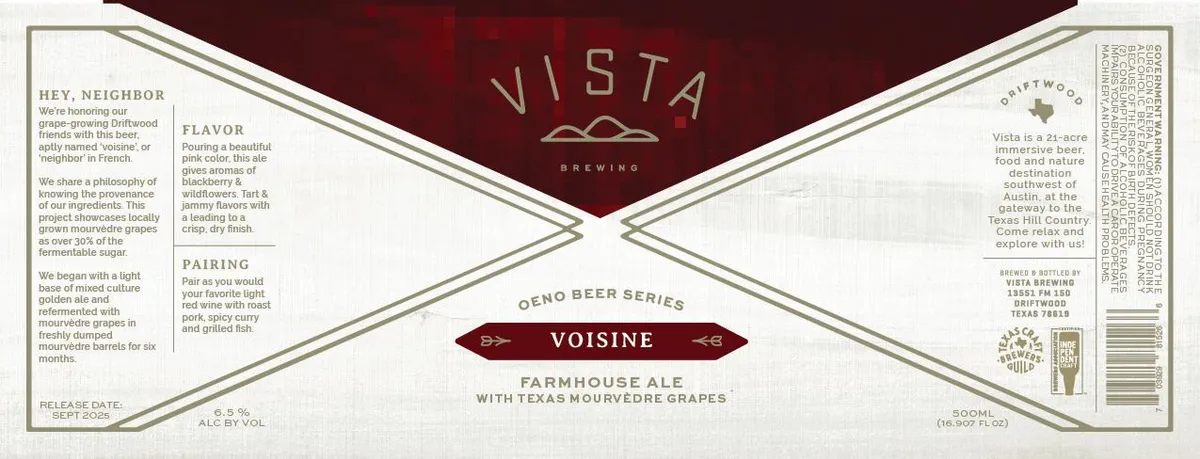 Voisine label art — VOISINE