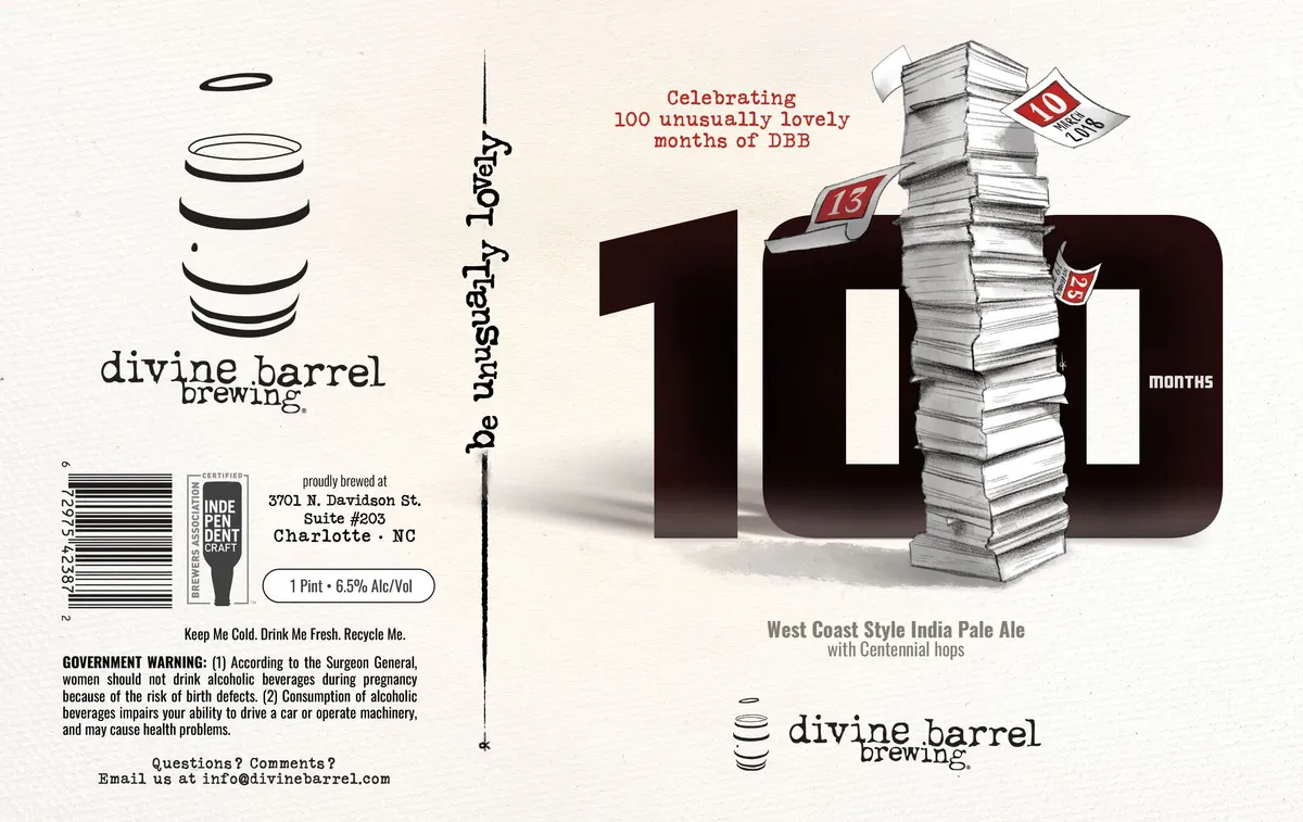 100 Months label art — 100 MONTHS