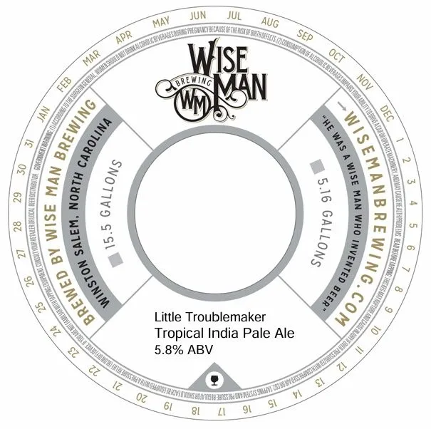 Little Troublemaker — full label as filed with TTB