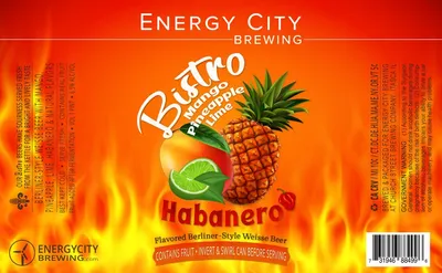 Bistro Mango Pineapple Lime Habanero label