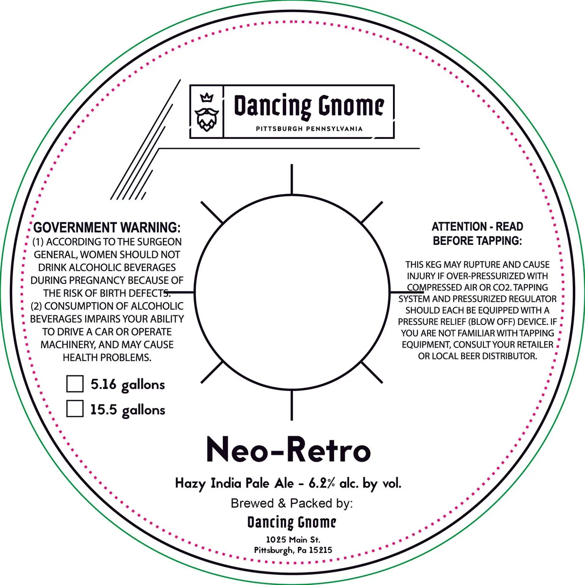 Neo-Retro label art — NEO-RETRO