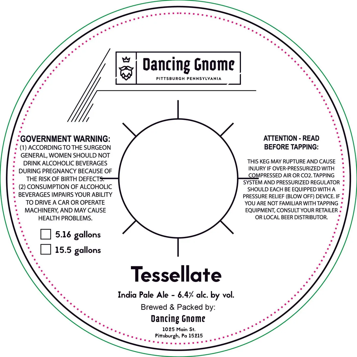 Tessellate label art — TESSELLATE