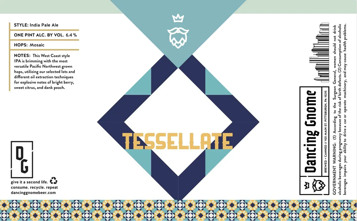 Tessellate label art — TESSELLATE