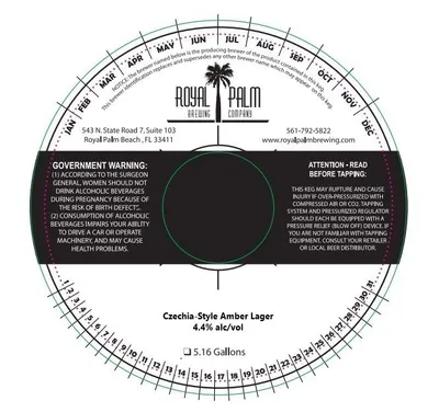 Czechia-Style Amber Lager label