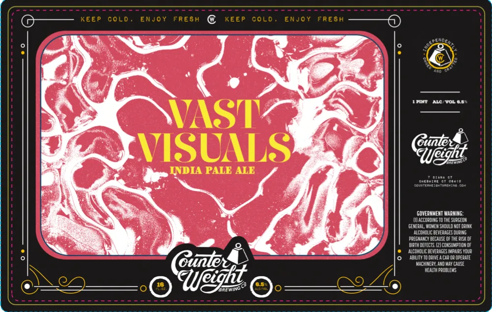 Vast Visuals label art — VAST VISUALS