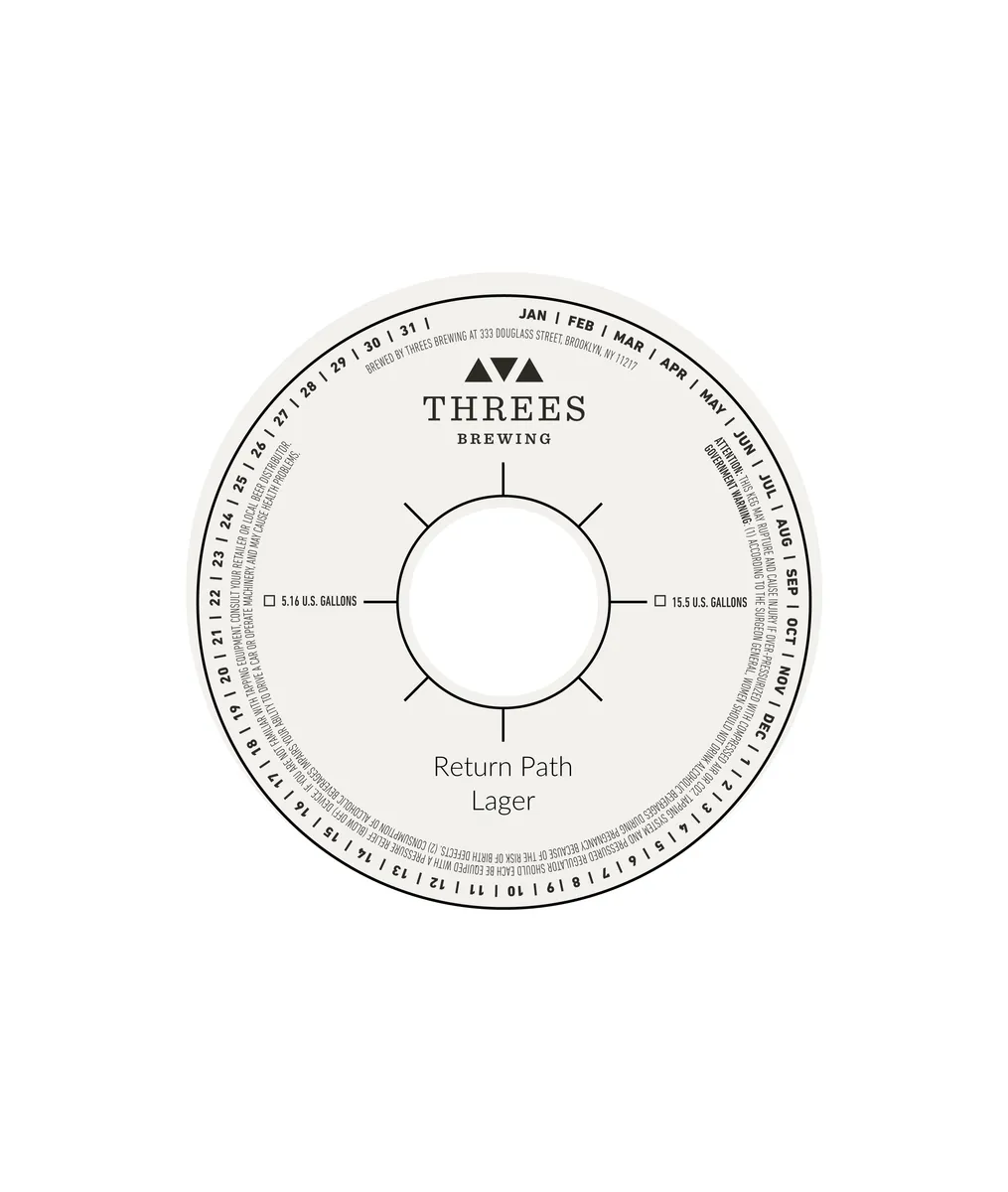 Return Path Lager label art — RETURN PATH LAGER