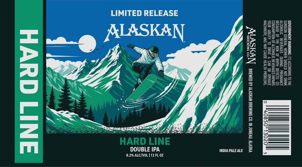 Hard Line label art — ALASKAN