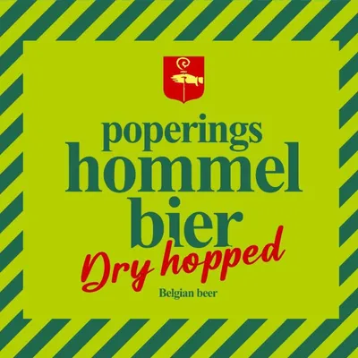 Poperings Hommel Bier Dry Hopped label