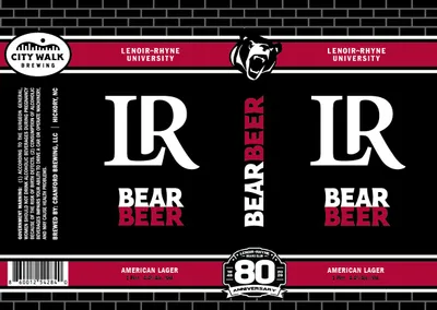 Bear Beer label