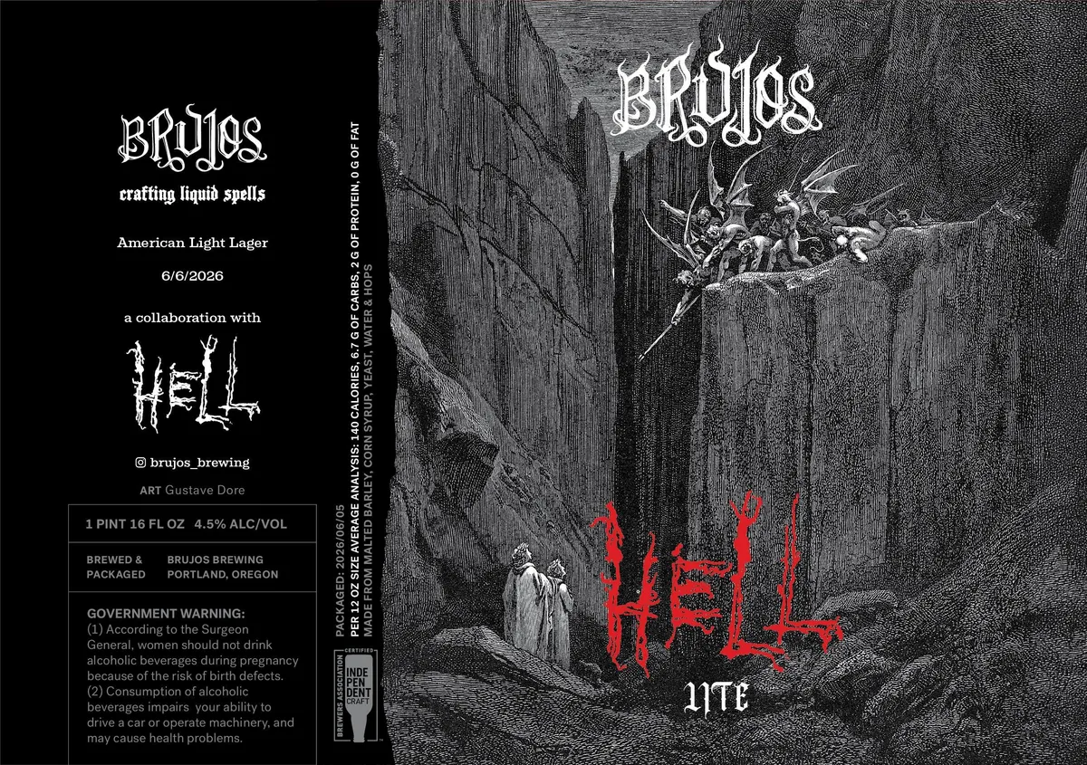 Hell Lite — full label as filed with TTB