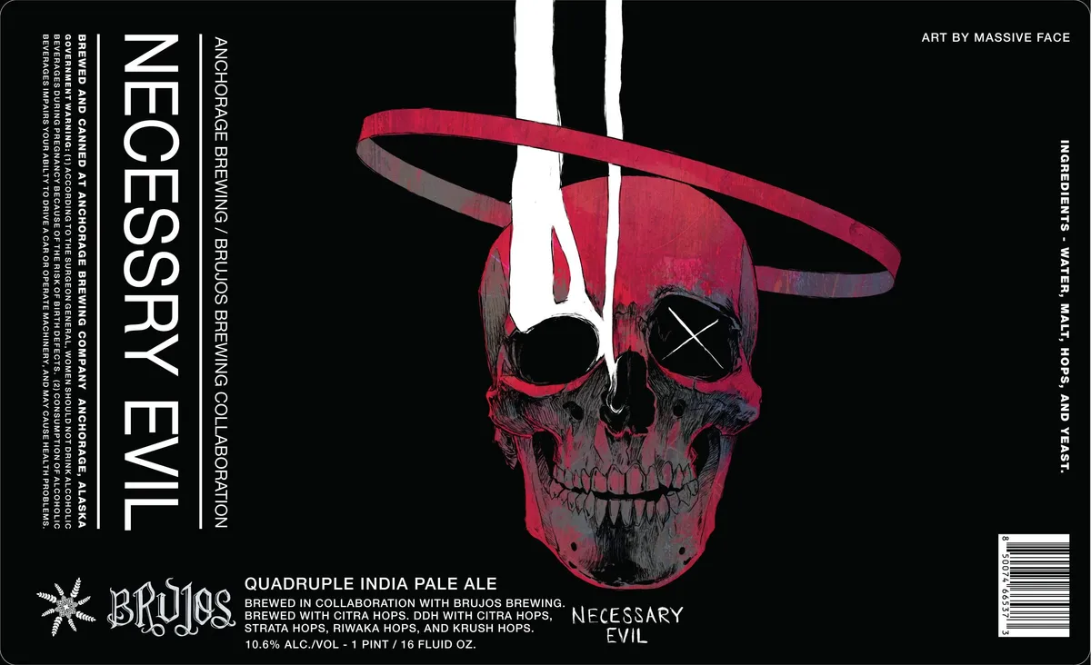 Necessary Evil label art — NECESSARY EVIL