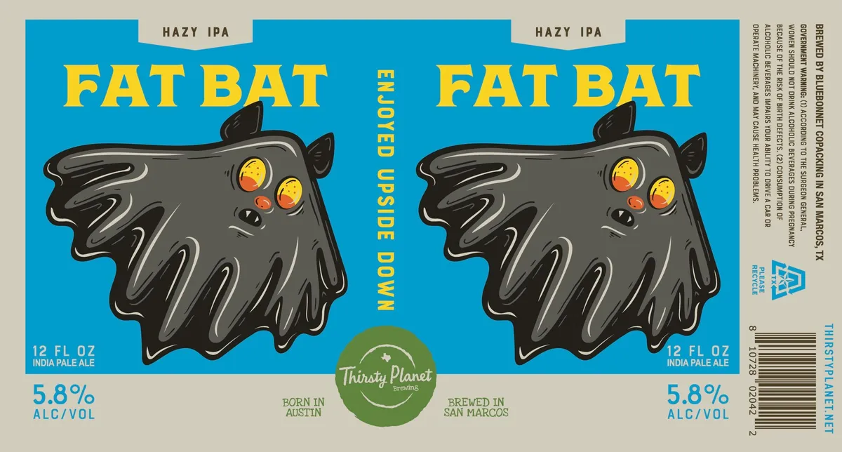 Fat Bat — full label as filed with TTB