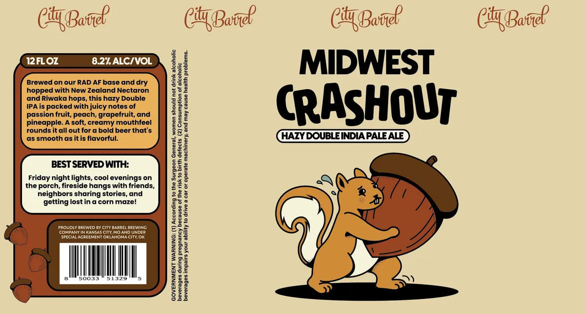 Midwest Crashout label art — MIDWEST CRASHOUT