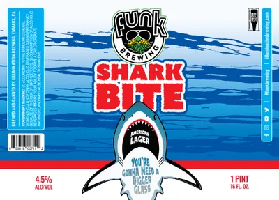 Shark Bite label