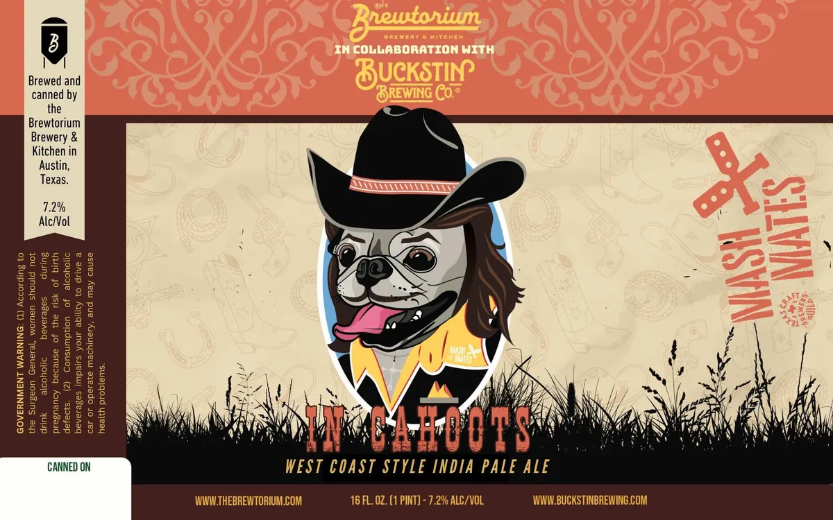 In Cahoots West Coast IPA — full label as filed with TTB
