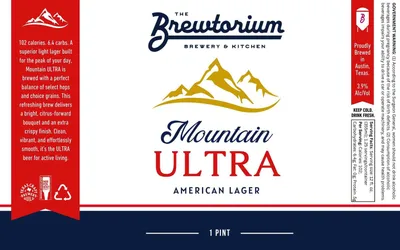 Mountain Ultra label