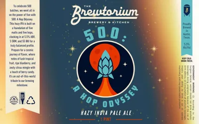 500: A Hop Odyssey label