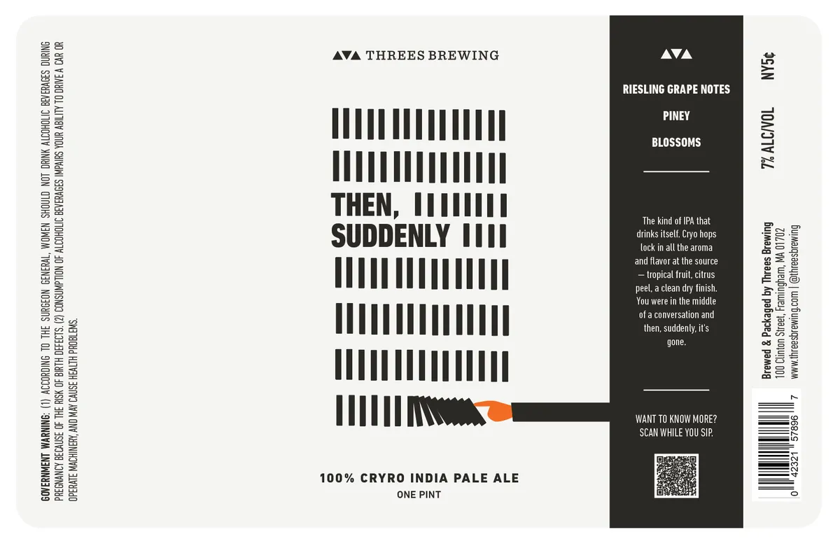 Then, Suddenly — full label as filed with TTB