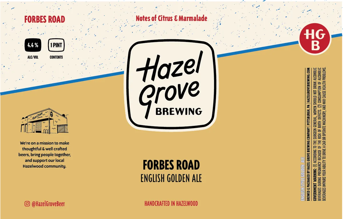 Forbes Road — full label as filed with TTB