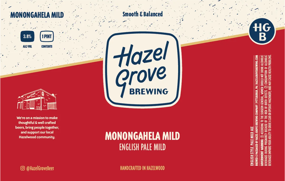 Monongahela Mild label