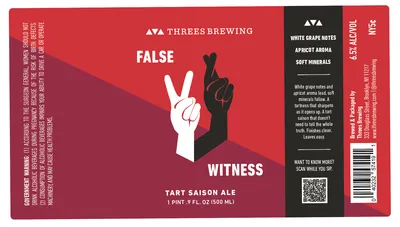 False Witness label