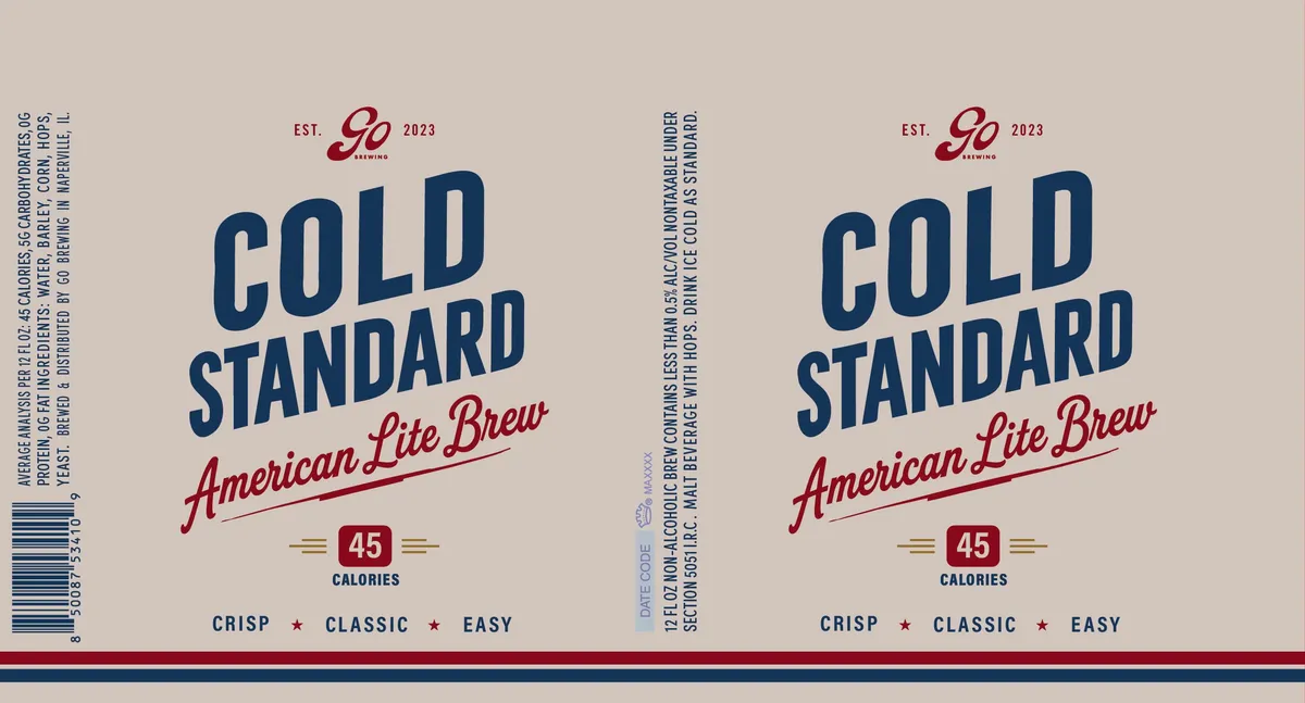 Cold Standard — full label as filed with TTB