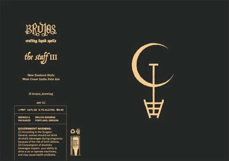 The Staff III — full label as filed with TTB
