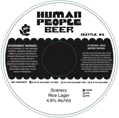Scenery label
