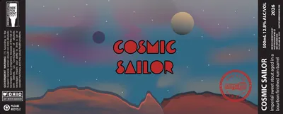 Cosmic Sailor label