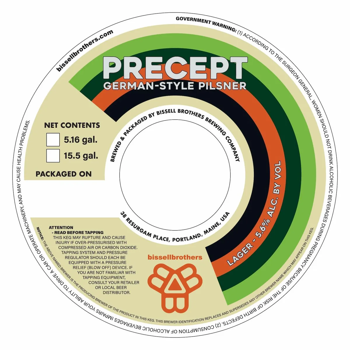 Precept label art — PRECEPT