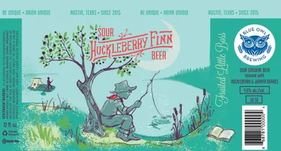 Sour Huckleberry Finn label
