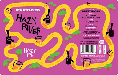 Hazy River label