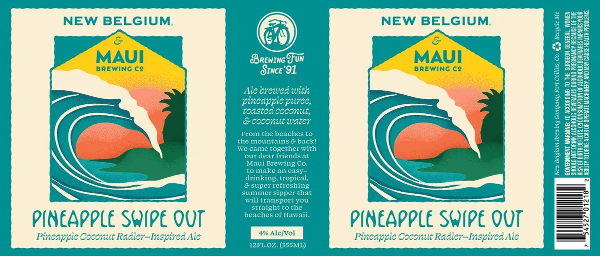 Pineapple Swipe Out — full label as filed with TTB