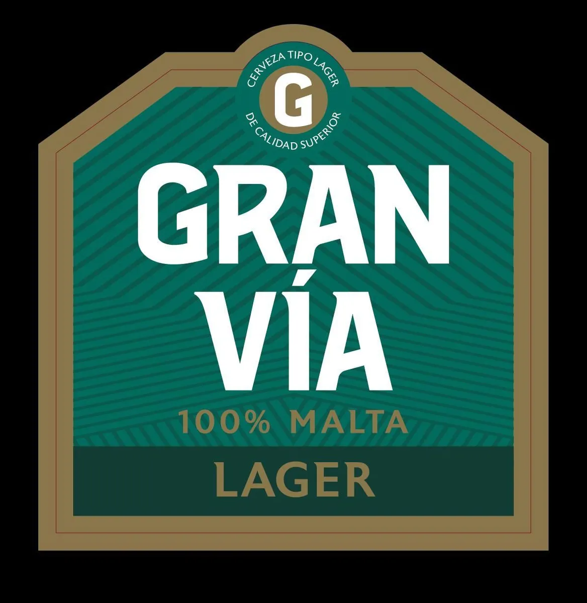 Gran Vía Lager — full label as filed with TTB