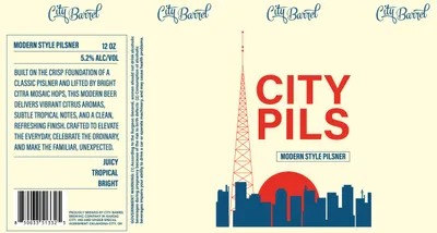 City Pils label