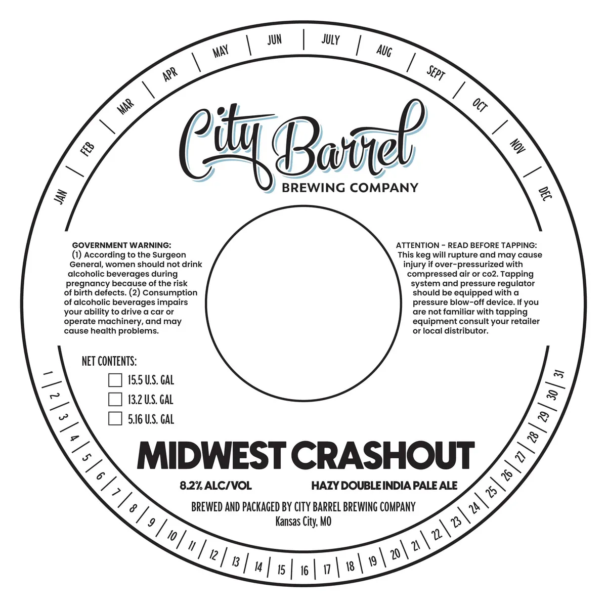 Midwest Crashout label art — MIDWEST CRASHOUT