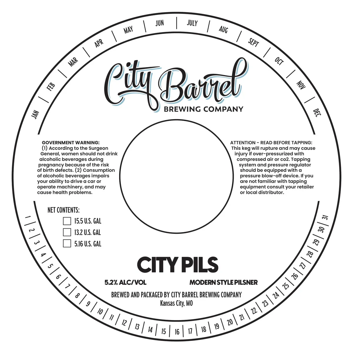 City Pils label art — CITY PILS