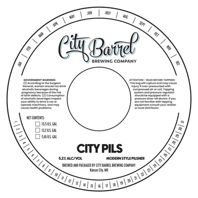 City Pils label
