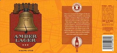 Amber Lager label