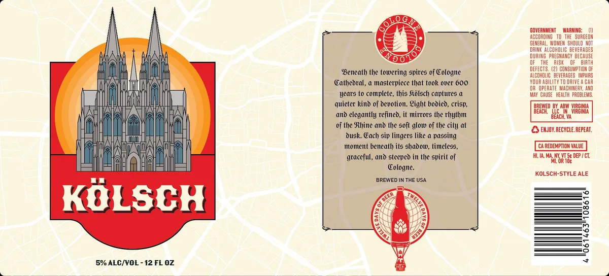 Kolsch — full label as filed with TTB