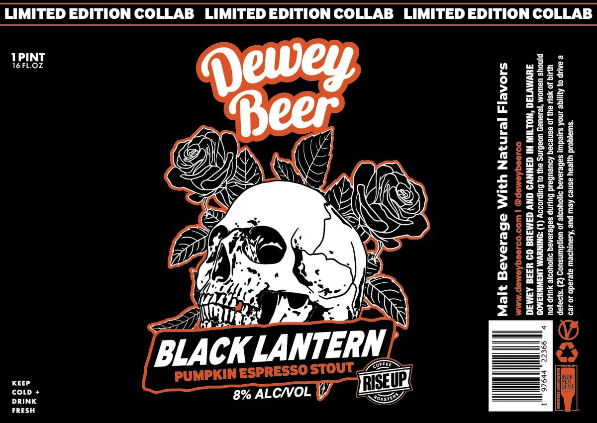 Black Lantern — full label as filed with TTB
