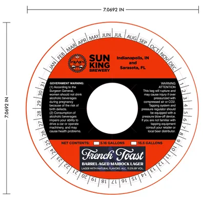 French Toast label