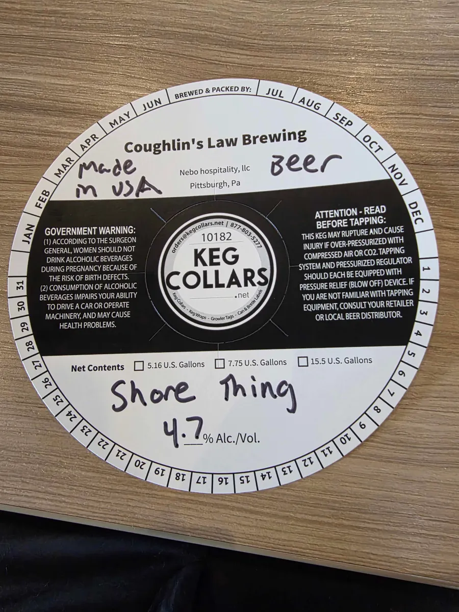 Shore Thing label