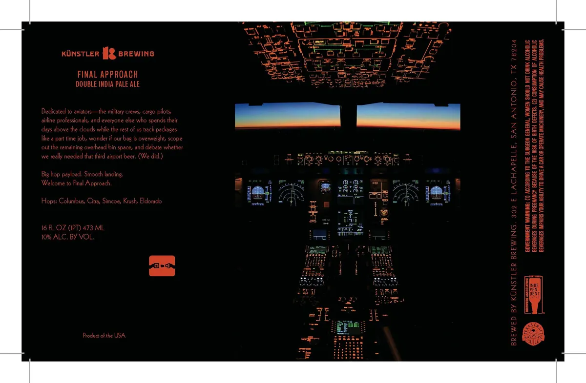 Final Approach — full label as filed with TTB