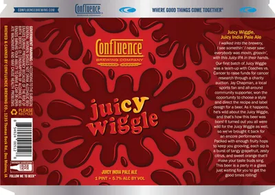 Juicy Wiggle label