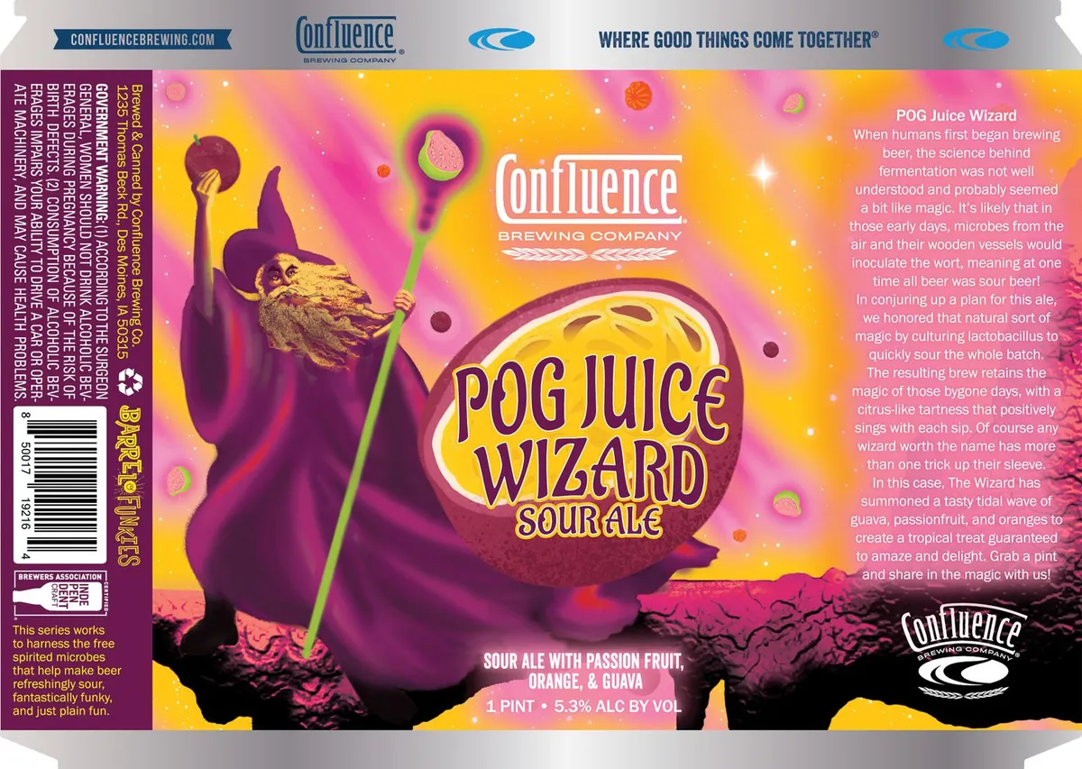 Pog Juice Wizard Sour Ale — full label as filed with TTB