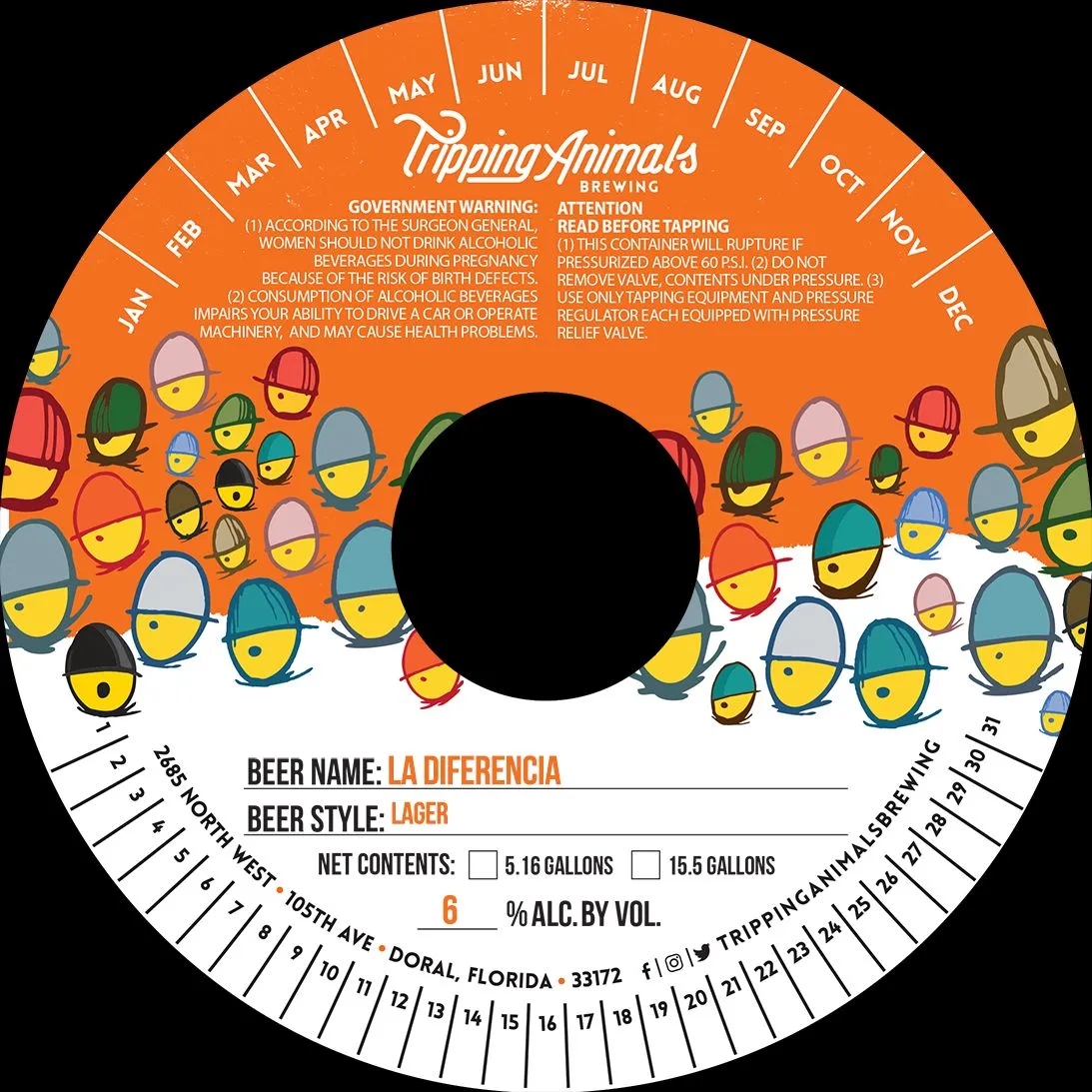 La Diferencia — full label as filed with TTB