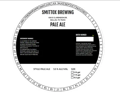 Pale Ale label