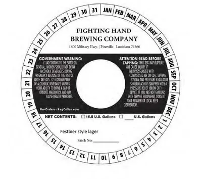 Festbier Style Lager label
