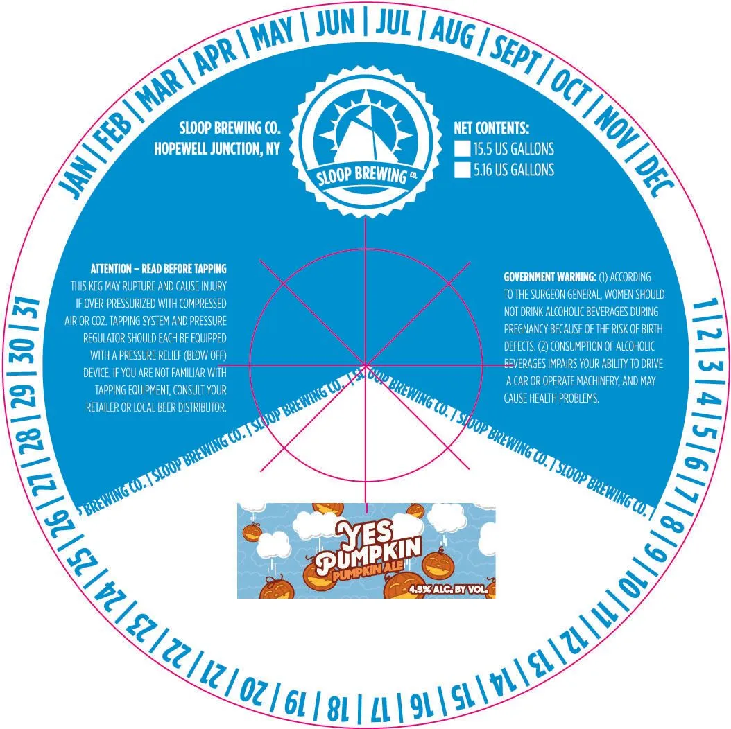 Yes Pumpkin — full label as filed with TTB